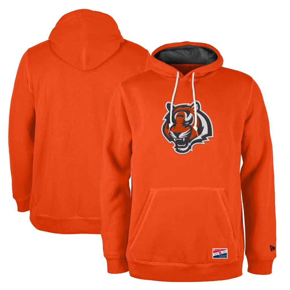 Punc C.Bengals Orange Salute to Service Pullover Hoodie Limited Blank Player Stitched Jerseys