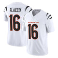 Punc C.Bengals #16 Joe Flacco Player White Vapor F.U.S.E. Limited Home Game Stitched Jerseys