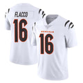 Punc C.Bengals #16 Joe Flacco Player White Vapor Untouchable Limited Home Game Stitched Jerseys