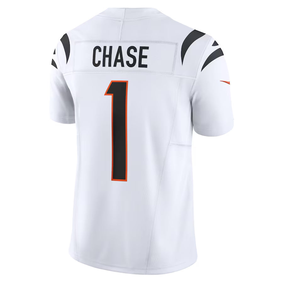 Punc C.Bengals #1 Ja'Marr Chase Player White Vapor F.U.S.E. Limited Stitched Jerseys