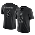 Punc C.Bengals #2 Evan McPherson Player Black Reflective Limited Game Stitched Jerseys