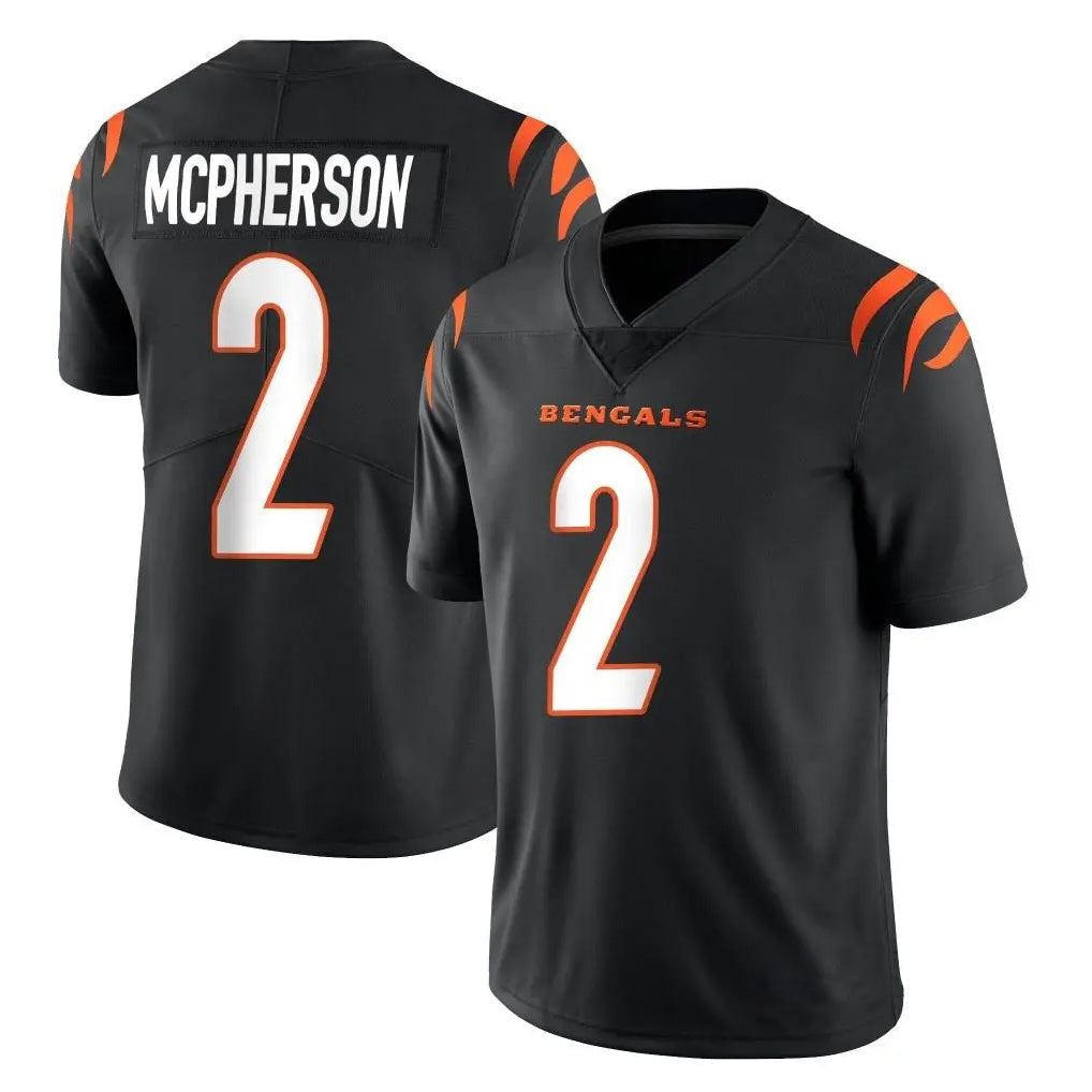 Punc C.Bengals #2 Evan McPherson Player Black Vapor Untouchable Limited Home Game Stitched Jerseys