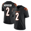 Punc C.Bengals #2 Evan McPherson Player Black Vapor Untouchable Limited Home Game Stitched Jerseys