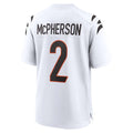 Punc C.Bengals #2 Evan McPherson Player White Home Game Stitched Jerseys