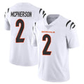 Punc C.Bengals #2 Evan McPherson Player White Vapor Untouchable Limited Home Game Stitched Jerseys
