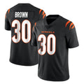 Punc C.Bengals #30 Chase Brown Player Black Vapor Untouchable Limited Home Game Stitched Jerseys