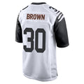 Punc C.Bengals #30 Chase Brown Player White Alternate Home Game Stitched Jerseys