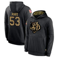 Punc C.Bengals #53 Boye Mafe Player Black Salute to Service Pullover Hoodies Limited Stitched Jerseys