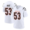 Punc C.Bengals #53 Boye Mafe Player White Home Game Stitched Jerseys