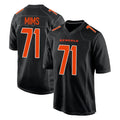 Punc C.Bengals #71 Amarius Mims Player Black Fashion Game Stitched Jerseys