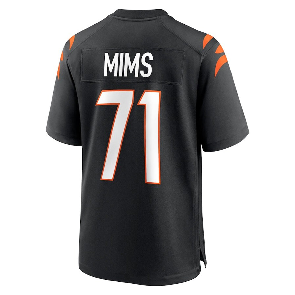 Punc C.Bengals #71 Amarius Mims Player Black Home Game Stitched Jerseys