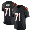 Punc C.Bengals #71 Amarius Mims Player Black Vapor F.U.S.E. Limited Home Game Stitched Jerseys