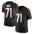 Punc C.Bengals #71 Amarius Mims Player Black Vapor Untouchable Limited Home Game Stitched Jerseys