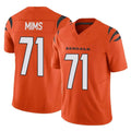 Punc C.Bengals #71 Amarius Mims Player Orange Vapor F.U.S.E. Limited Home Game Stitched Jerseys