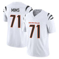Punc C.Bengals #71 Amarius Mims Player White Vapor F.U.S.E. Limited Home Game Stitched Jerseys