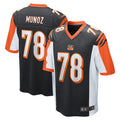 Punc C.Bengals #78 Anthony Munoz Player Black Alternate Home Game Stitched Jerseys