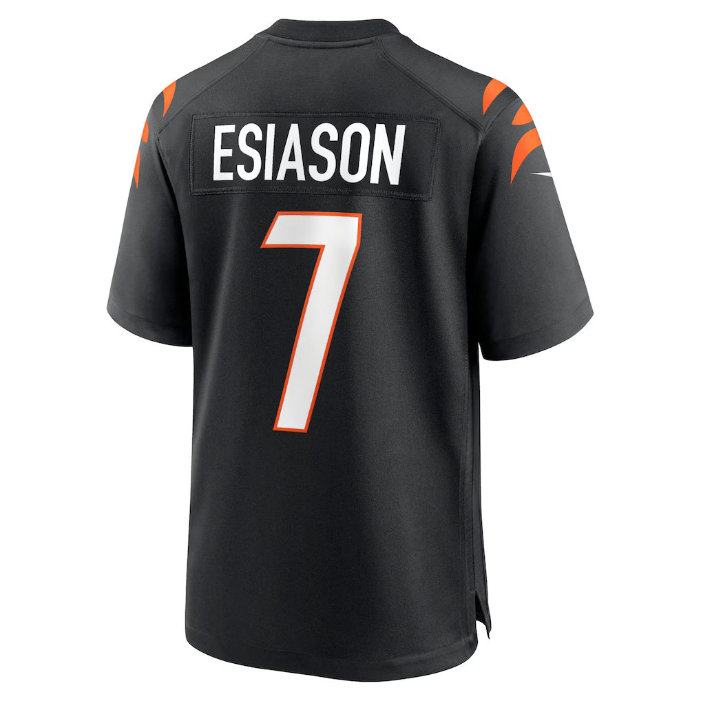 Punc C.Bengals #7 Boomer Esiason Black Retired Player Stitched Jerseys