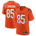 Punc C.Bengals #85 Chad Johnson Orange Retired Player Alternate Game Jersey American Stitched Jerseys