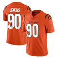 Punc C.Bengals #90 Kris Jenkins Jr Player Orange Vapor Untouchable Limited Home Game Stitched Jerseys