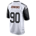 Punc C.Bengals #90 Kris Jenkins Jr Player White Alternate Home Game Stitched Jerseys