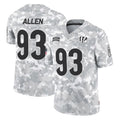 Punc C.Bengals #93 Jonathan Allen Player Arctic Camo Salute to Service Limited Stitched Jerseys