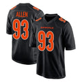 Punc C.Bengals #93 Jonathan Allen Player Black Fashion Game Stitched Jerseys