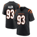 Punc C.Bengals #93 Jonathan Allen Player Black Home Game Stitched Jerseys