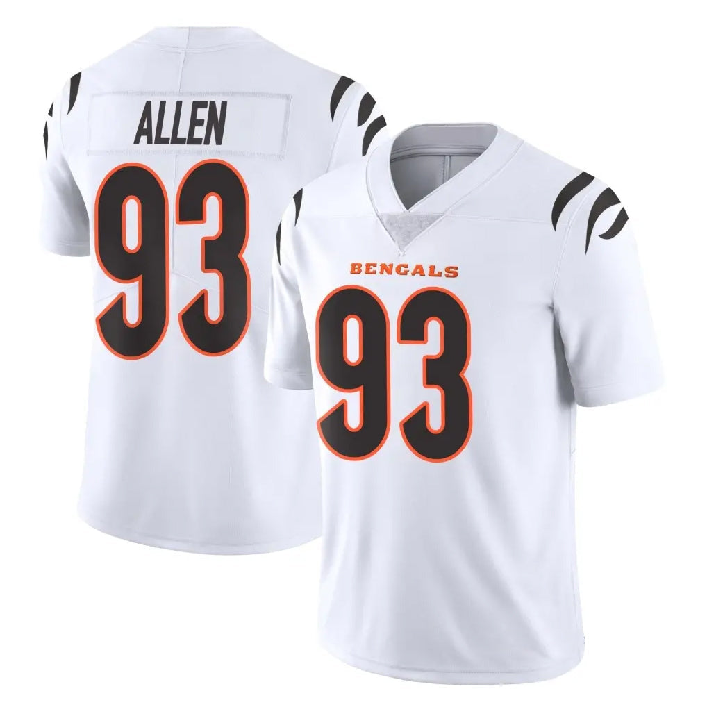 Punc C.Bengals #93 Jonathan Allen Player White Vapor Untouchable Limited Home Game Stitched Jerseys