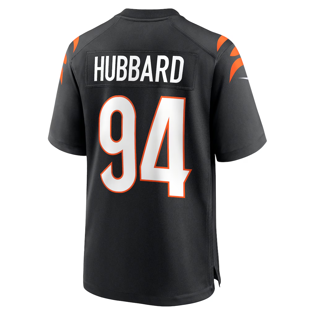 Punc C.Bengals #94 Sam Hubbard Black Player Game Stitched Jerseys