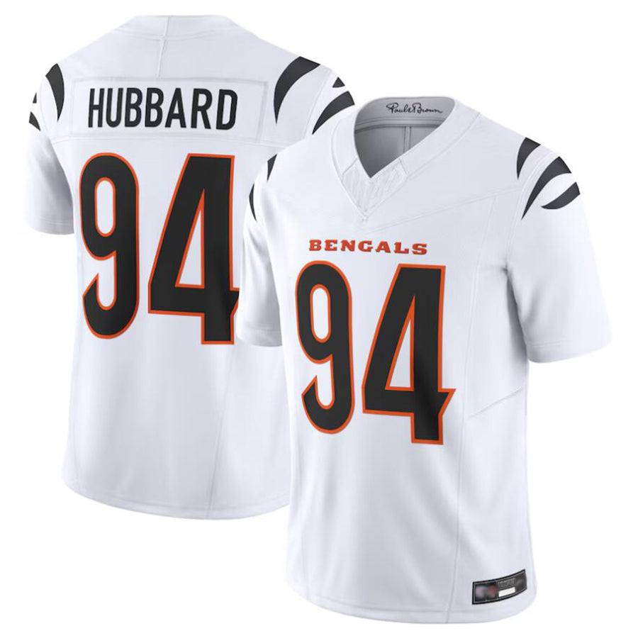 Punc C.Bengals #94 Sam Hubbard Player White Vapor F.U.S.E. Limited Stitched Jerseys