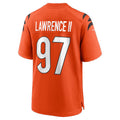 Punc C.Bengals #97 Dexter Lawrence II Orange Game Stitched Jerseys
