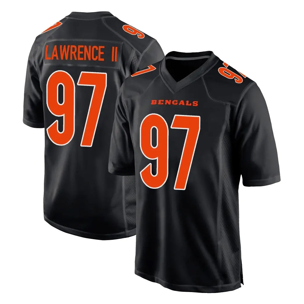 Punc C.Bengals #97 Dexter Lawrence II Player Black Fashion Game Stitched Jerseys