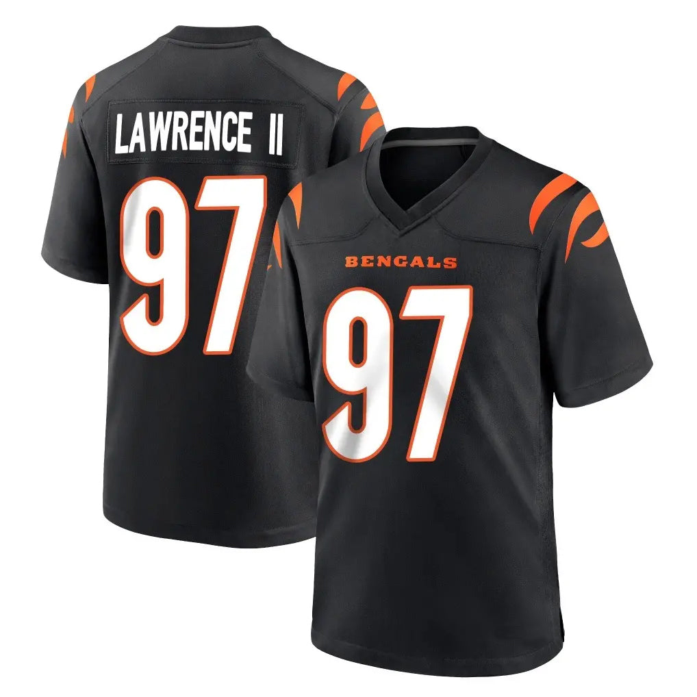 Punc C.Bengals #97 Dexter Lawrence II Player Black Home Game Stitched Jerseys