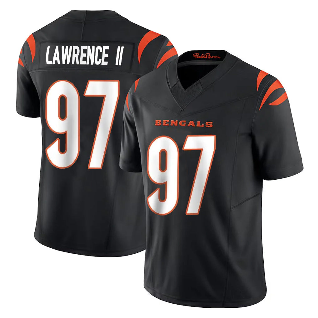 Punc C.Bengals #97 Dexter Lawrence II Player Black Vapor F.U.S.E. Limited Home Game Stitched Jerseys