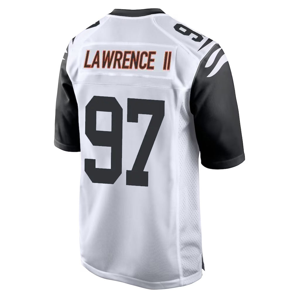 Punc C.Bengals #97 Dexter Lawrence II Player White Alternate Home Game Stitched Jerseys