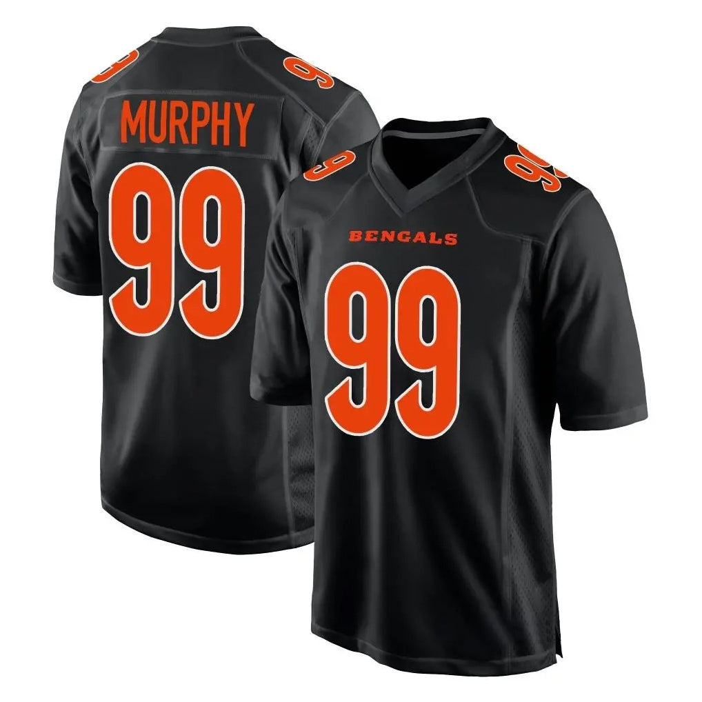 Punc C.Bengals #99 Myles Murphy Player Black Fashion Game Stitched Jerseys