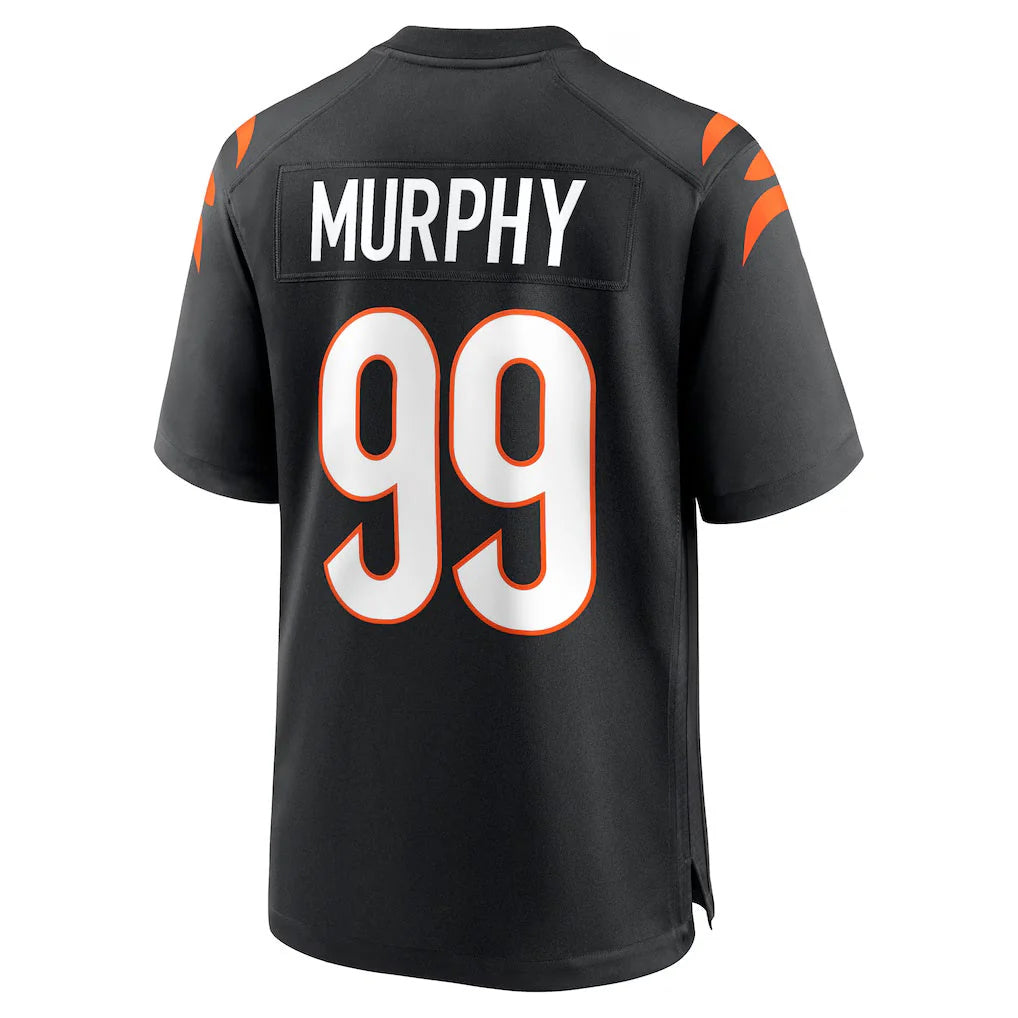 Punc C.Bengals #99 Myles Murphy Player Black Home Game Stitched Jerseys