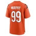 Punc C.Bengals #99 Myles Murphy Player Orange Home Game Stitched Jerseys