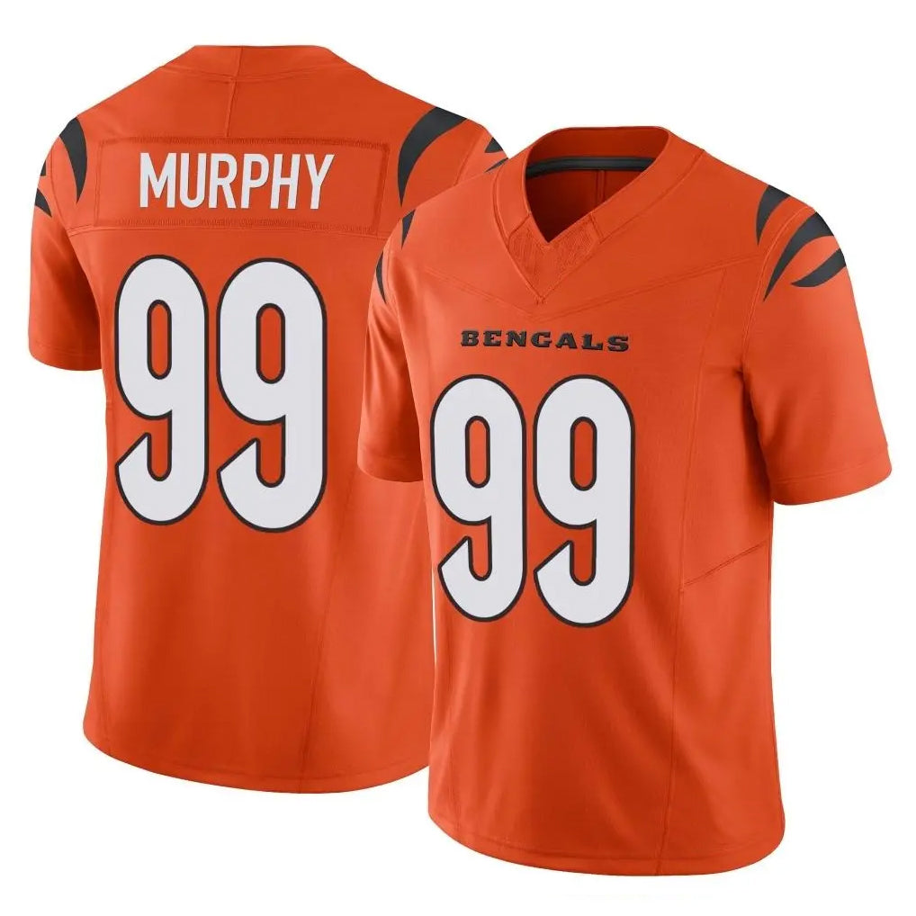 Punc C.Bengals #99 Myles Murphy Player Orange Vapor F.U.S.E. Limited Home Game Stitched Jerseys