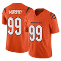 Punc C.Bengals #99 Myles Murphy Player Orange Vapor F.U.S.E. Limited Home Game Stitched Jerseys