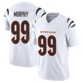 Punc C.Bengals #99 Myles Murphy Player White Vapor F.U.S.E. Limited Home Game Stitched Jerseys