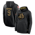 Punc C.Bengals #9 Joe Burrow Player Black Salute to Service Pullover Hoodies Limited Stitched Jerseys