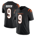 Punc C.Bengals #9 Joe Burrow Player Black Vapor Untouchable Limited Home Game Stitched Jerseys