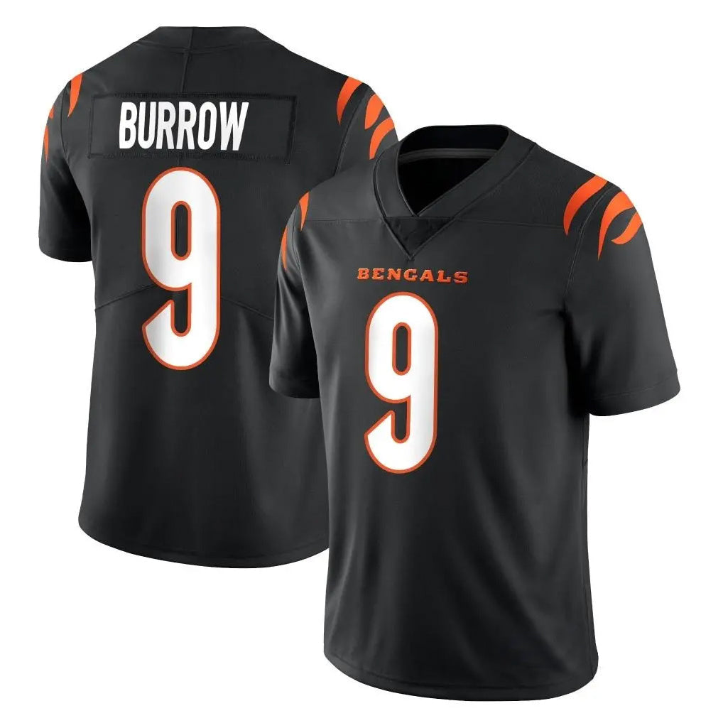 Punc C.Bengals #9 Joe Burrow Player Black Vapor Untouchable Limited Home Game Stitched Jerseys