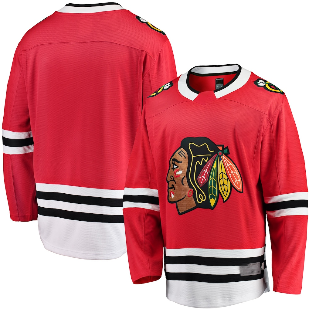 Punc C.Blackhawks Red Breakaway Home Jerseys
