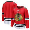 Punc C.Blackhawks Red Centennial Breakaway Jerseys