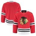 Punc C.Blackhawks Red Home Authentic Pro Jerseys
