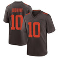 Punc C.Browns #10 Quinshon Judkins Player Brown Alternate Home Game Stitched Jerseys