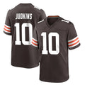 Punc C.Browns #10 Quinshon Judkins Player Brown Home Game Stitched Jerseys