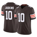 Punc C.Browns #10 Quinshon Judkins Player Brown Vapor F.U.S.E. Limited Home Game Stitched Jerseys